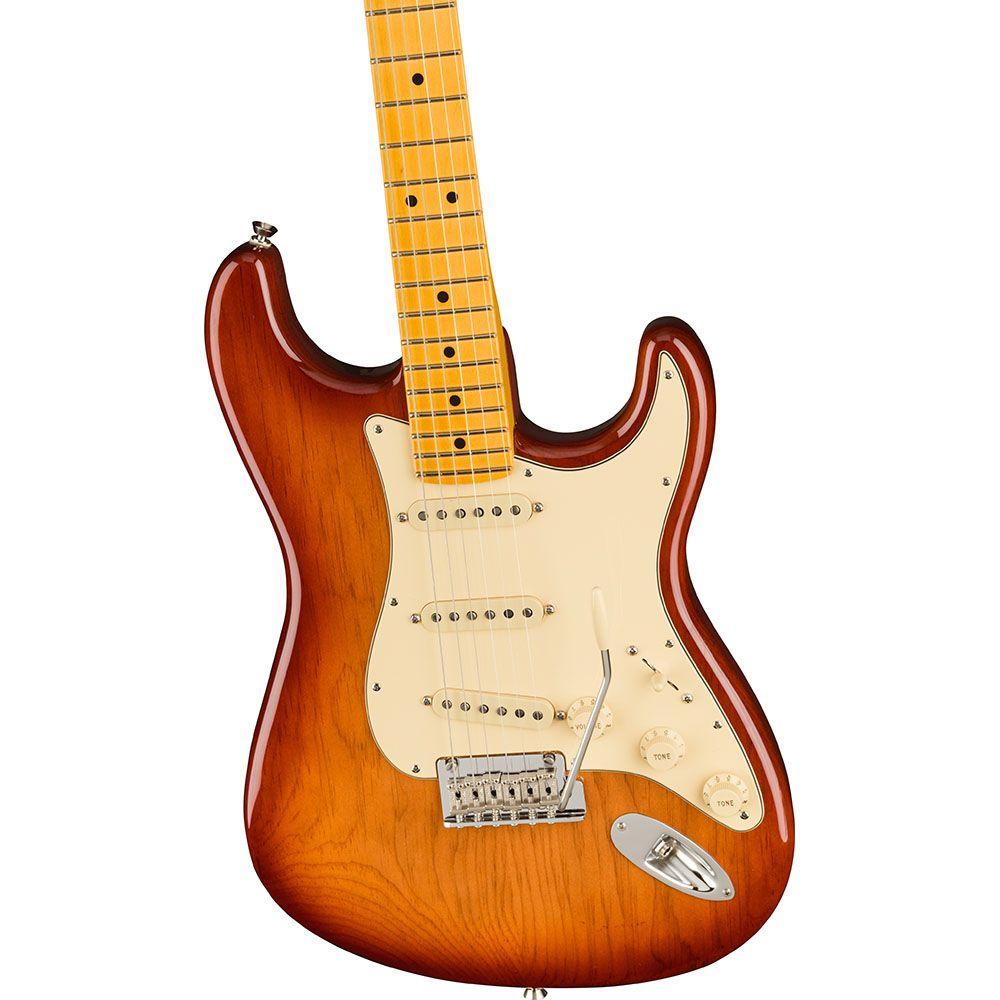 Fender Guitarra Eléctrica Strato  American Pro II Sunburst-1
