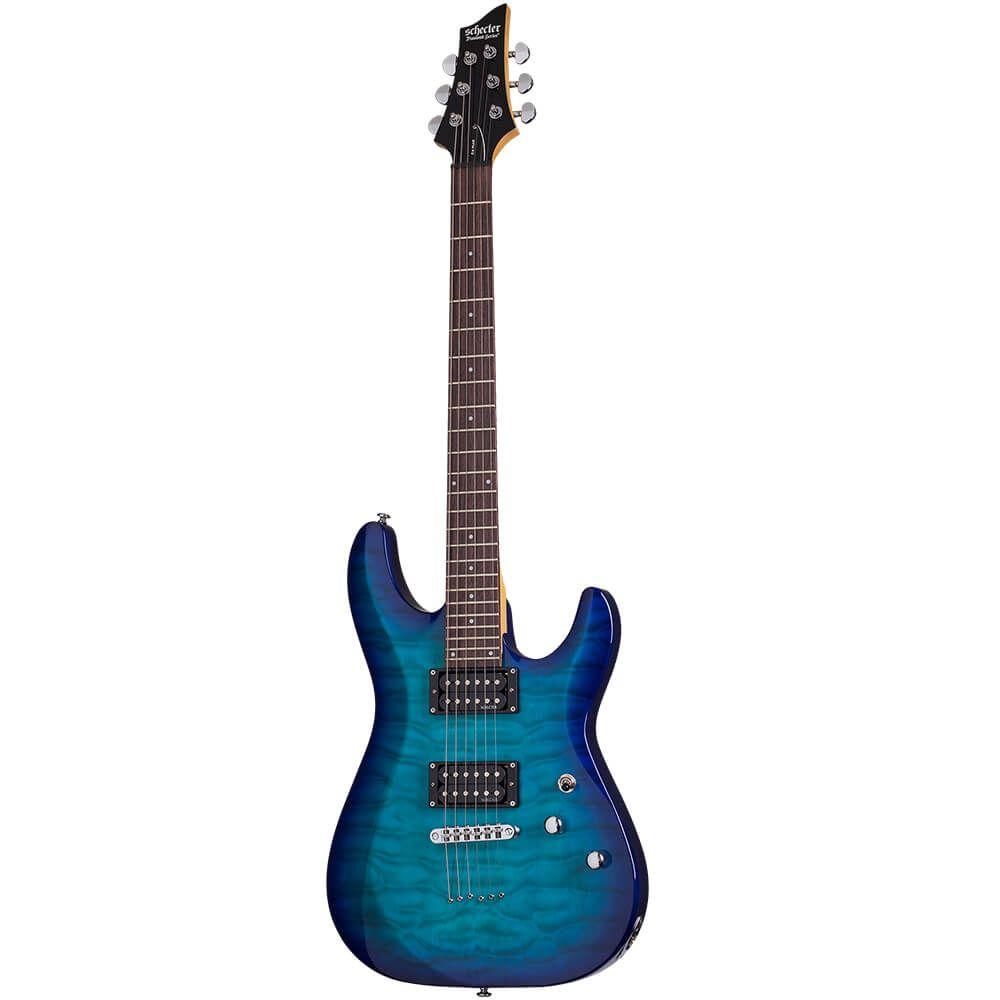 Schecter Guitarra Eléctrica C-6 Plus Ocean Blue Bs-0