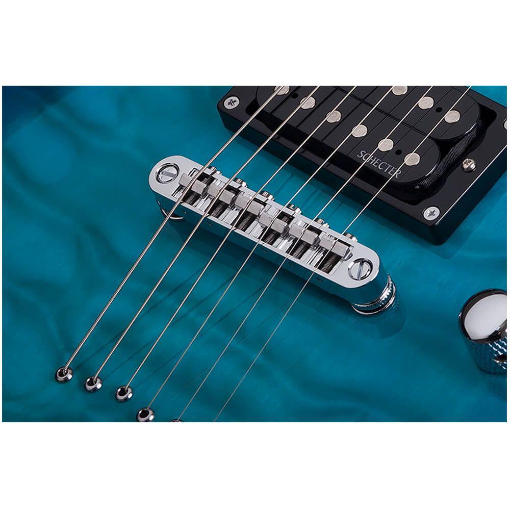 Schecter Guitarra Eléctrica C-6 Plus Ocean Blue Bs-1