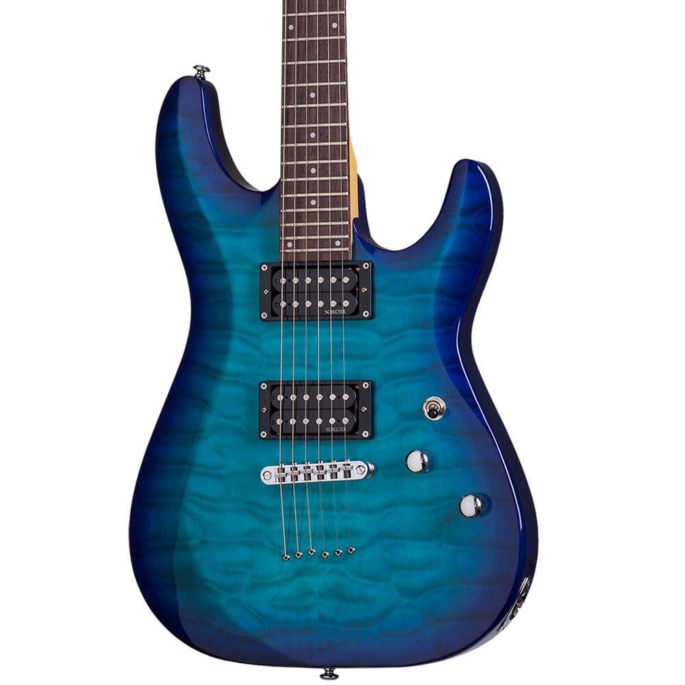 Schecter Guitarra Eléctrica C-6 Plus Ocean Blue Bs-2