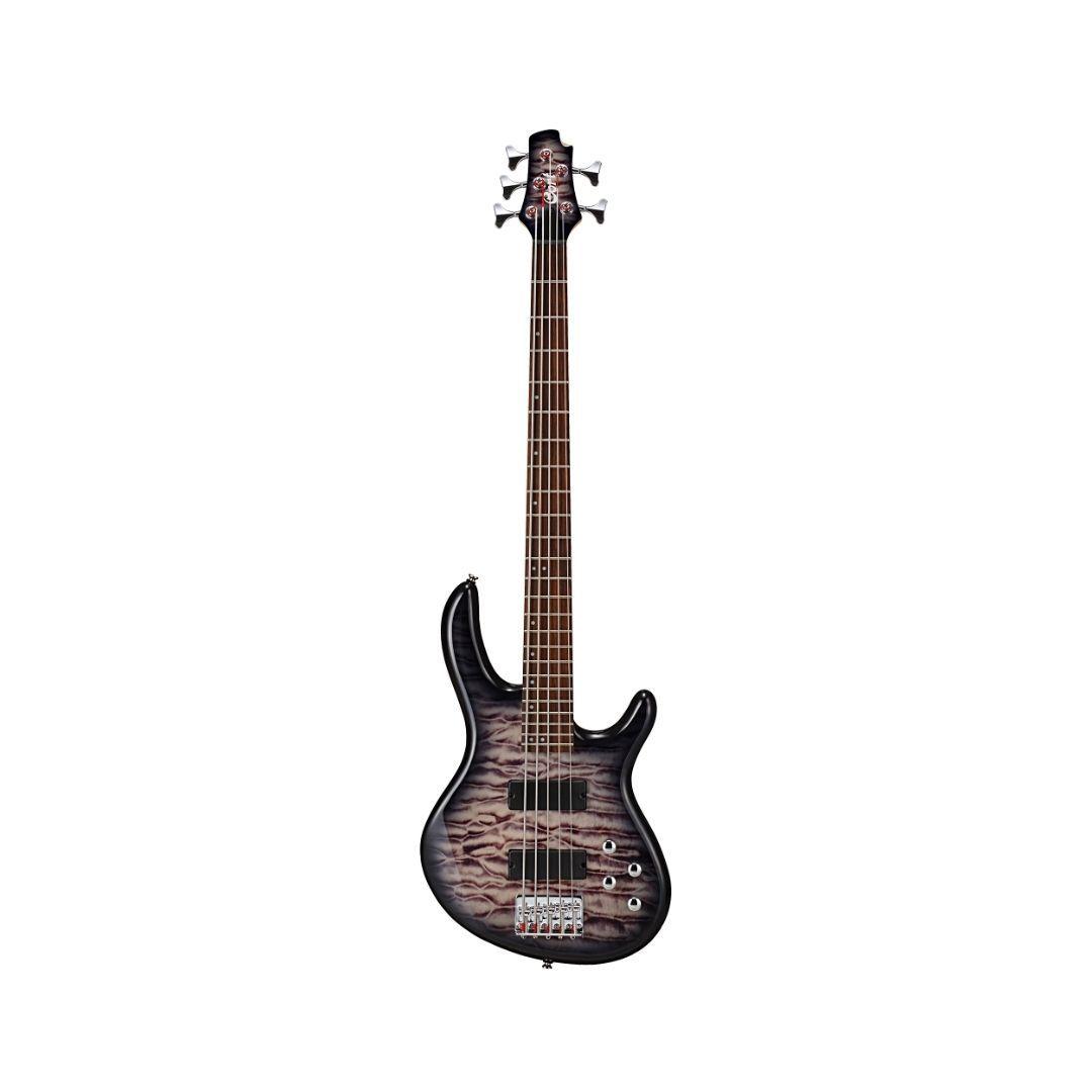 Cort Bajo Eléctrico Action Deluxe 5 Cuerdas Faded Grey Burst-0