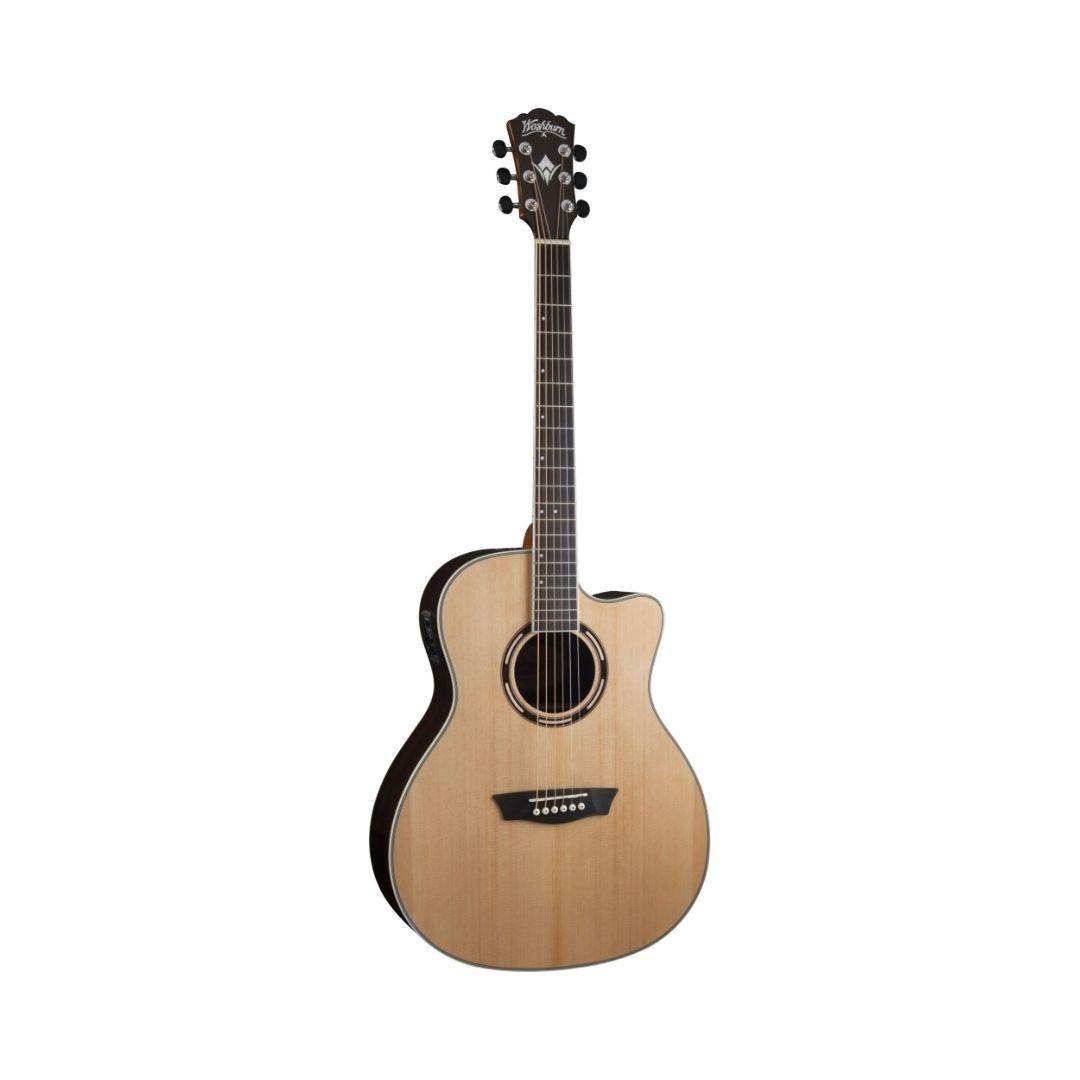 Washburn Guitarra Electroacústica AG-70CE Apprentice Series-4