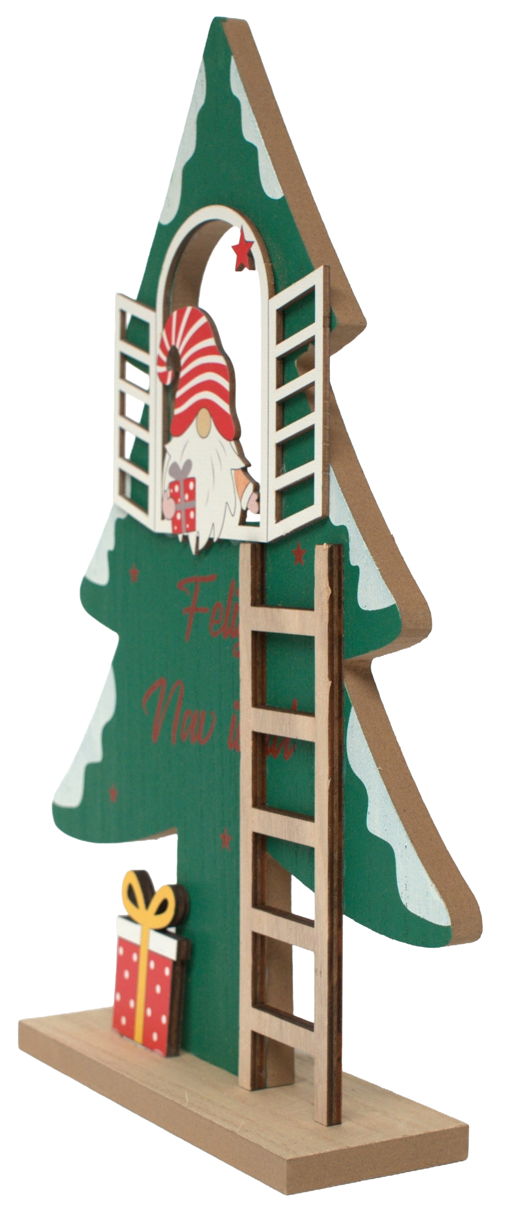 Mini Arbolito Navidad Para Escritorio Árbol Navideño 30*16 Verde-2