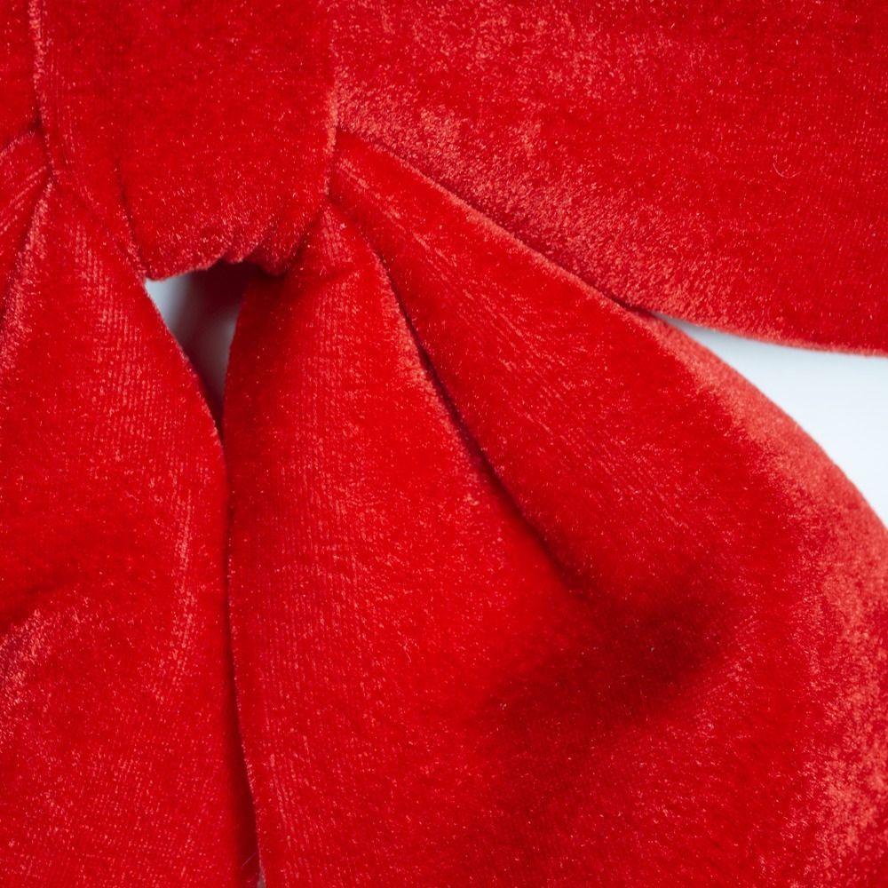Lazos Terciopelo Para Decoración Árbol Navidad 22x28cm Rojo-1