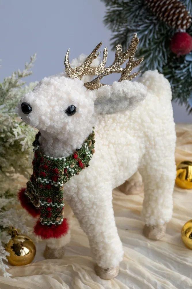 Adorno Para Arbol De Navidad Reno Pascuero Peluche Navideño 38cm-2