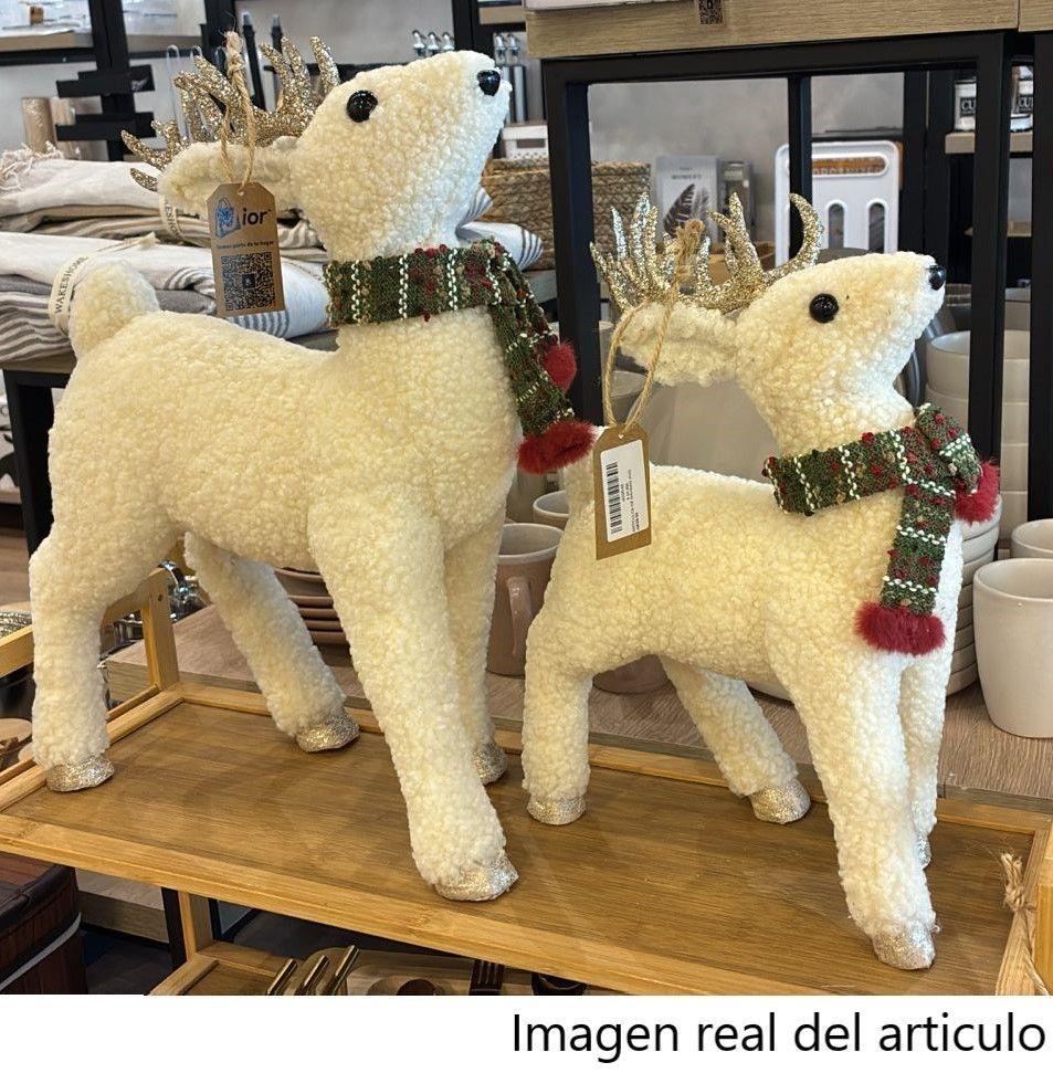 Adorno Para Arbol De Navidad Reno Pascuero Peluche Navideño 38cm-6