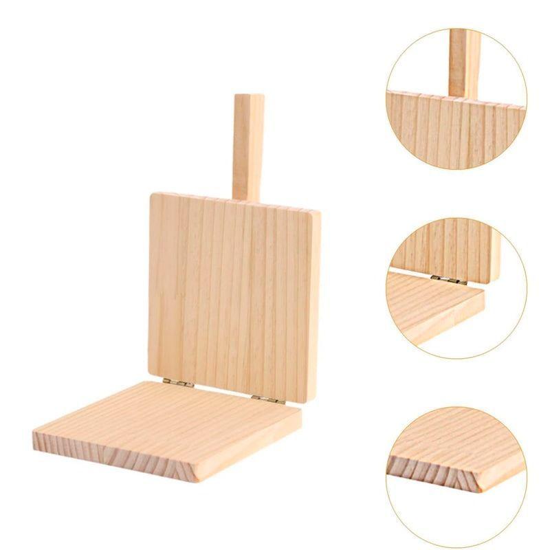 Prensa De Madera Para Tortillas Patacones Masa Cocina Tacos-3