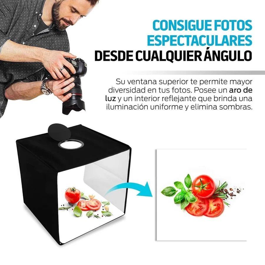 Mini Estudio Fotográfica 40x40 Caja Luz Fotografía Portatil-5