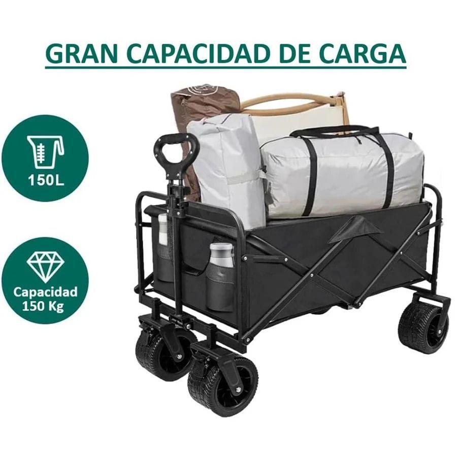 Carro Trolley Plegable Para Camping Y Playa Al Aire Libre-1