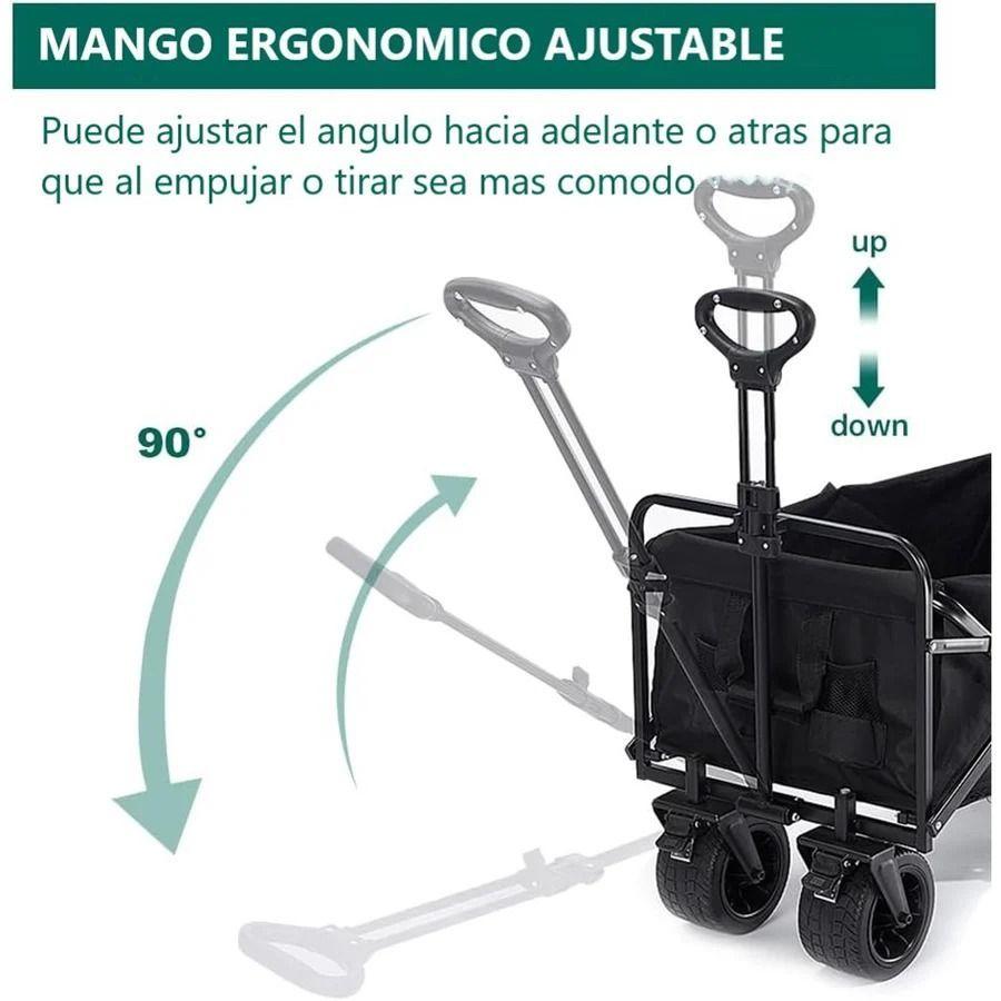 Carro Trolley Plegable Para Camping Y Playa Al Aire Libre-2