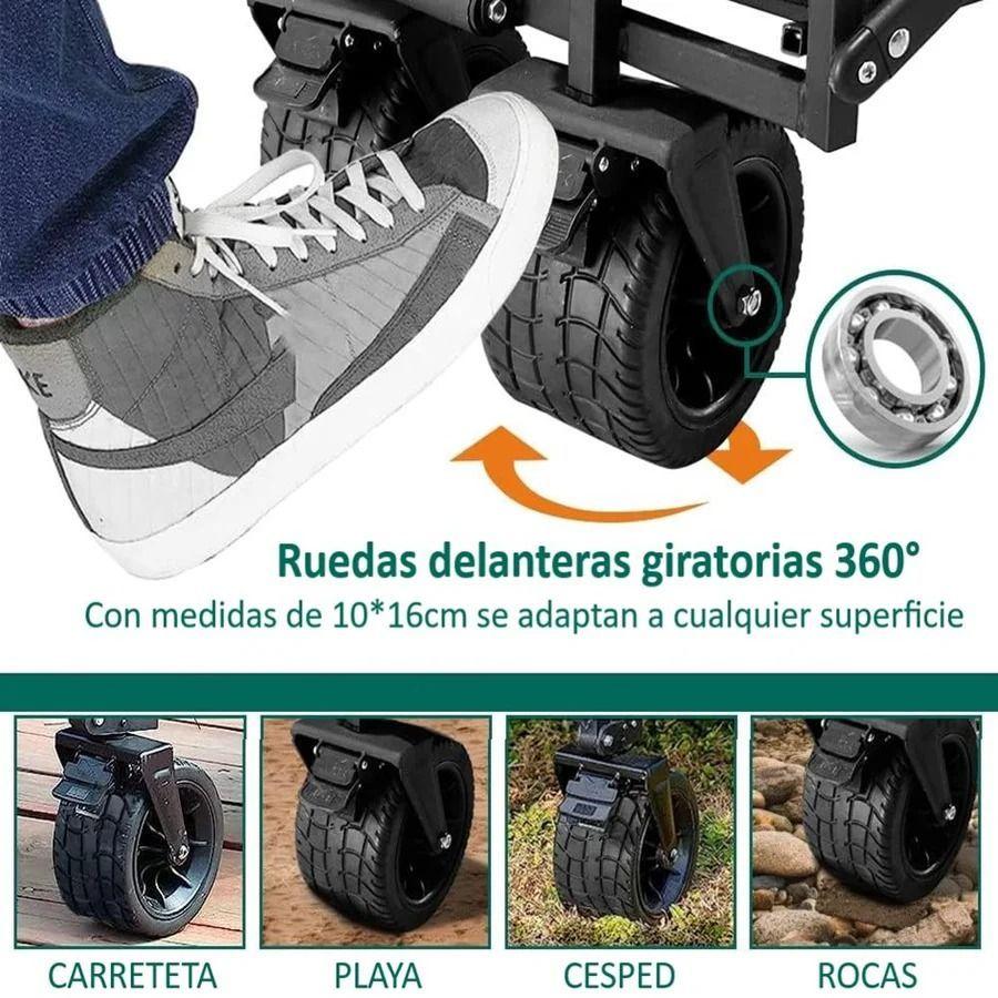 Carro Trolley Plegable Para Camping Y Playa Al Aire Libre-4