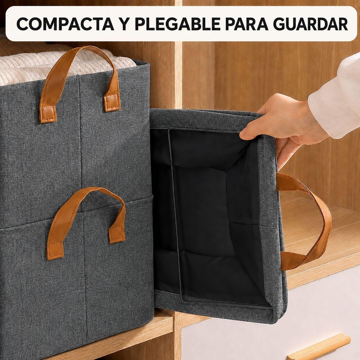 Bolsas Organizador Ropa Caja Almacenamiento Plegable Con Asa-4