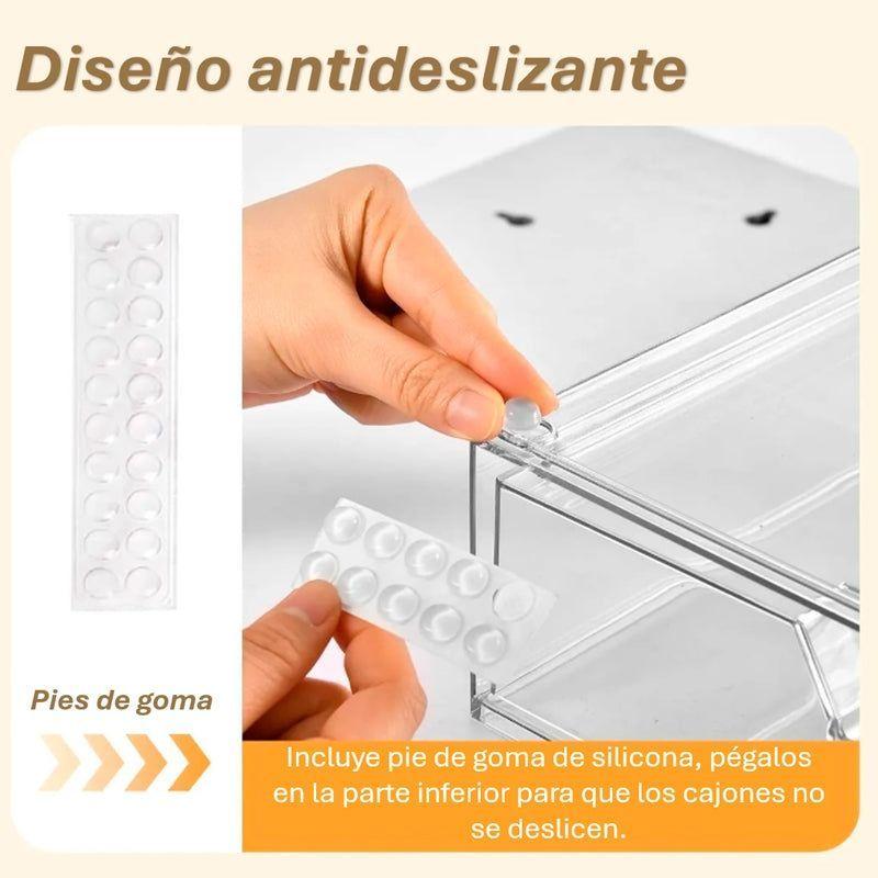 Set 3 Cajas Acrilicas Organizadoras De Maquillaje Y Cocina-7