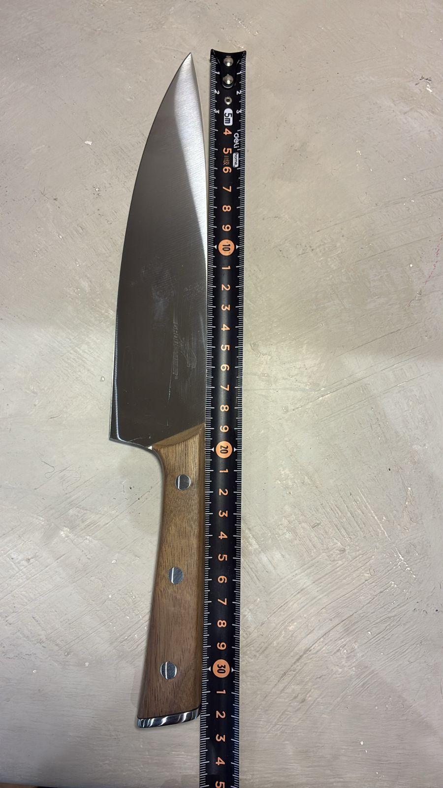 Juego De 5 Cuchillos De Cocina Premium Con Base De Madera-4
