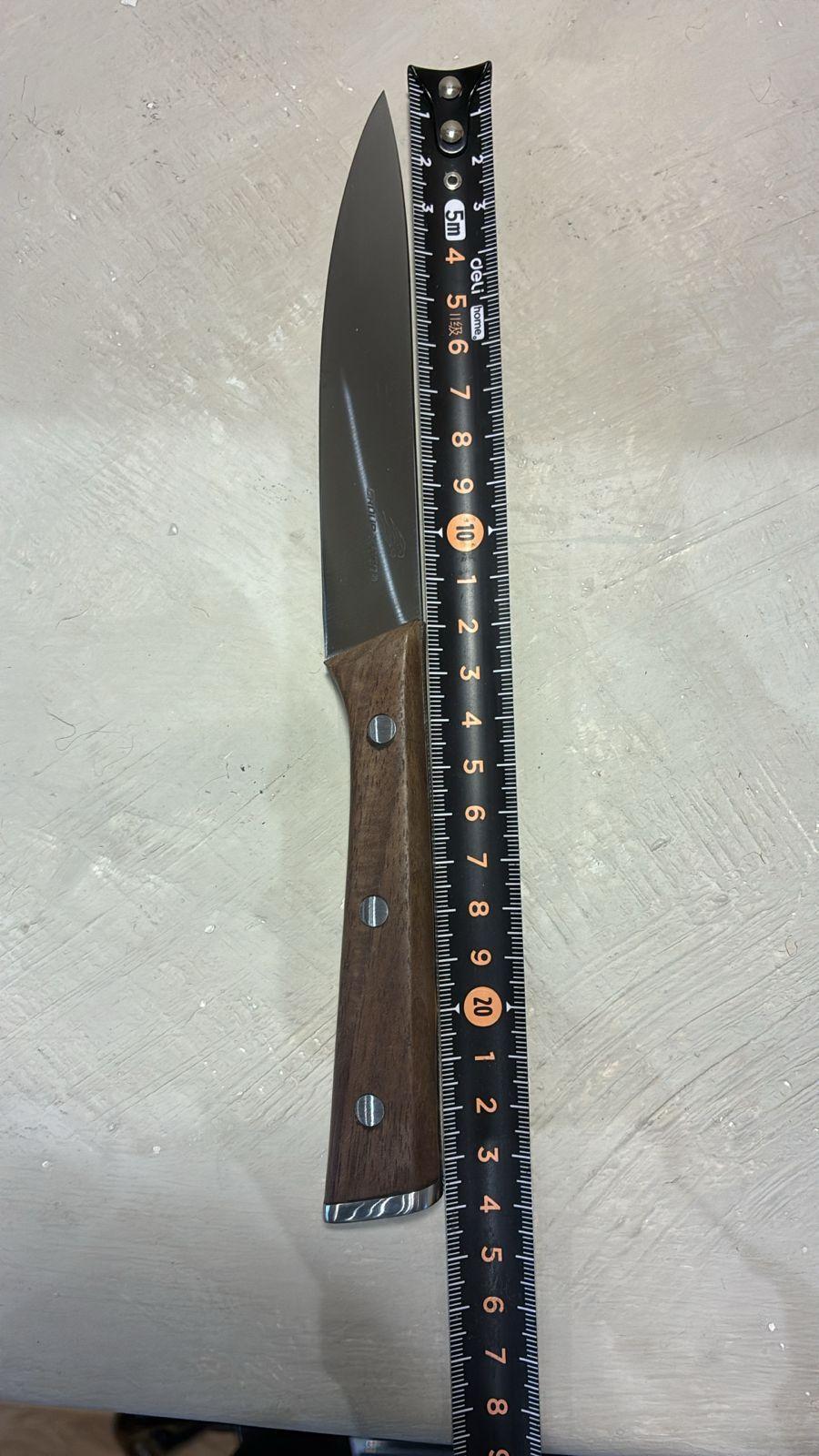 Juego De 5 Cuchillos De Cocina Premium Con Base De Madera-6