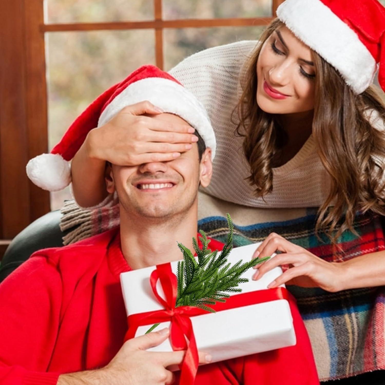 Rama De Pino Artificial De Norfolk Para Decoración Navideña Verde-2