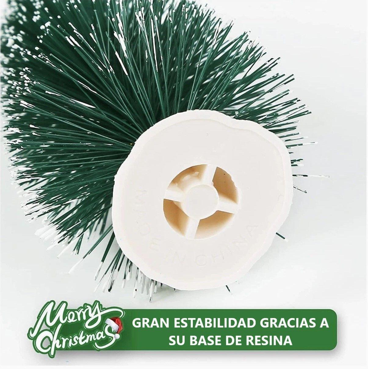 Set 9 Mini Arbol De Navidad 9 Pinos Pequeños Decorativo-3