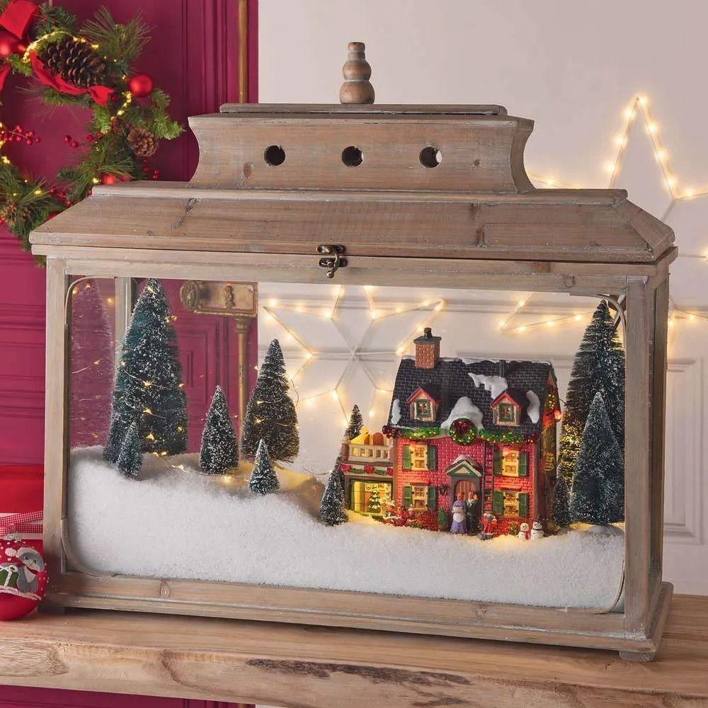 Set 9 Mini Arbol De Navidad 9 Pinos Pequeños Decorativo-4