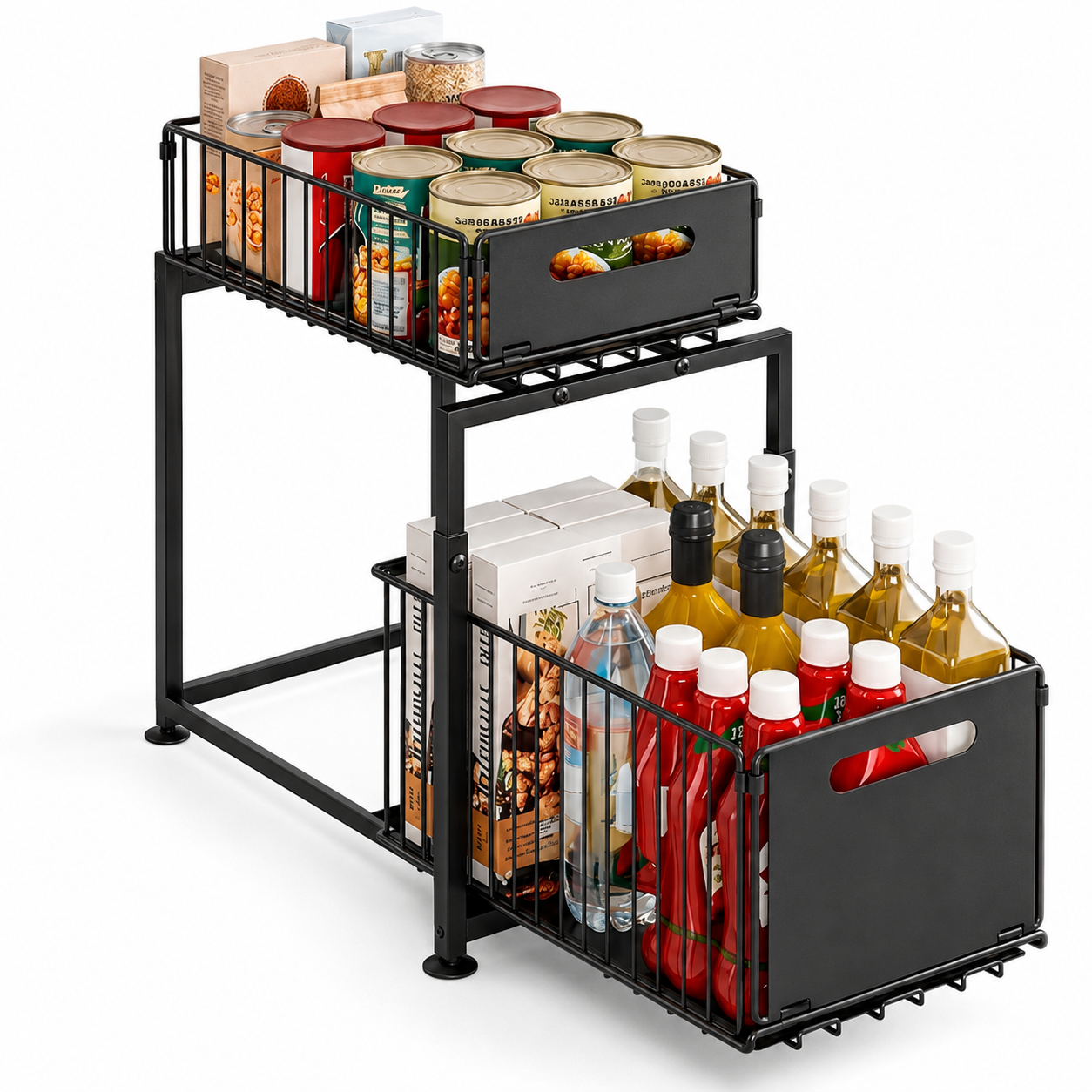 Estante Organizador Debajo Fregadero 2 Niveles Cocina Y Ba o-0