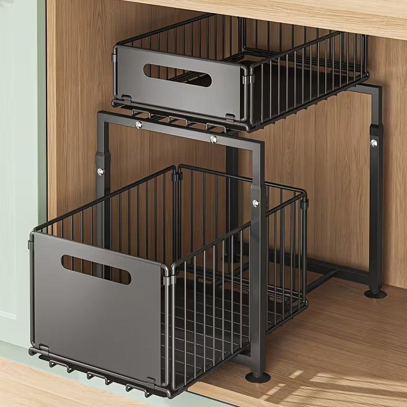 Estante Organizador Debajo Fregadero 2 Niveles Cocina Y Ba o-2