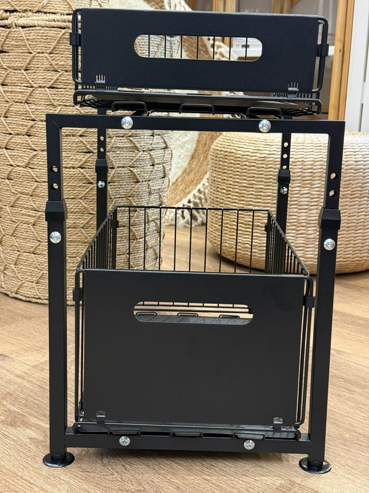 Estante Organizador Debajo Fregadero 2 Niveles Cocina Y Ba o-8