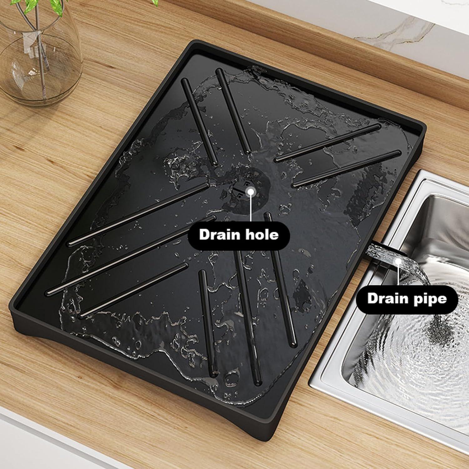 Escurridor de Platos y Utensilios Drenaje Automatico Gran Capacidad-5