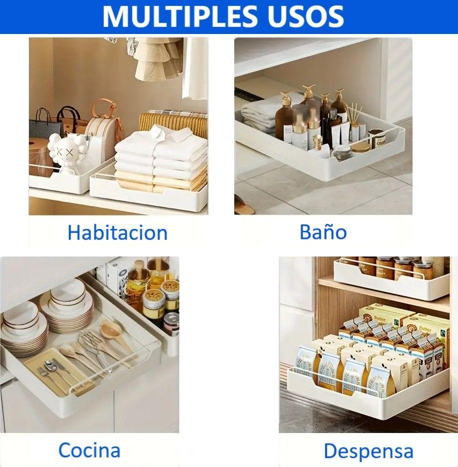 Organizador De Cocina Repisa Extraible Para Cajones Bandeja Desplegable Organizador Modular-5