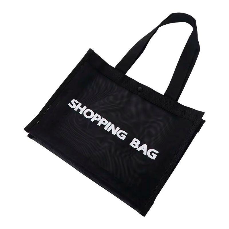Bolsa De Compras Grande Con Asa Bolso Para Playa Reutilizable-6