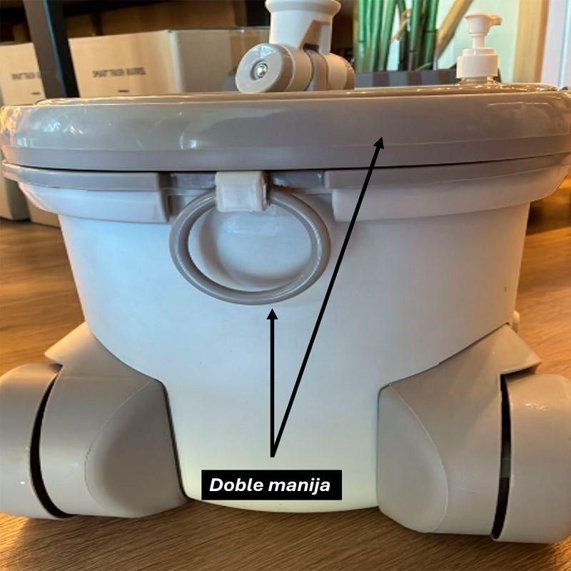 Cubo De Trapeador Universal Balde Acero Centrifugo Con Mopa-5