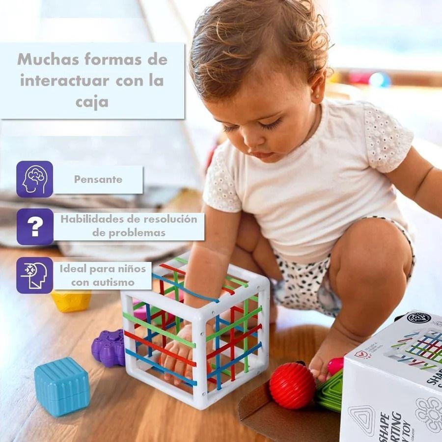 Juego Didáctico Bebe Estimulación Temprana Cubo Sensorial -2