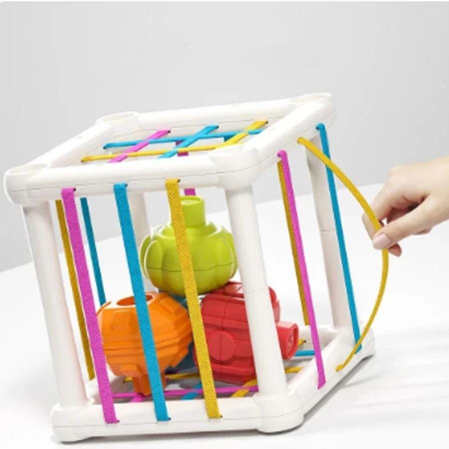Juego Didáctico Bebe Estimulación Temprana Cubo Sensorial -3