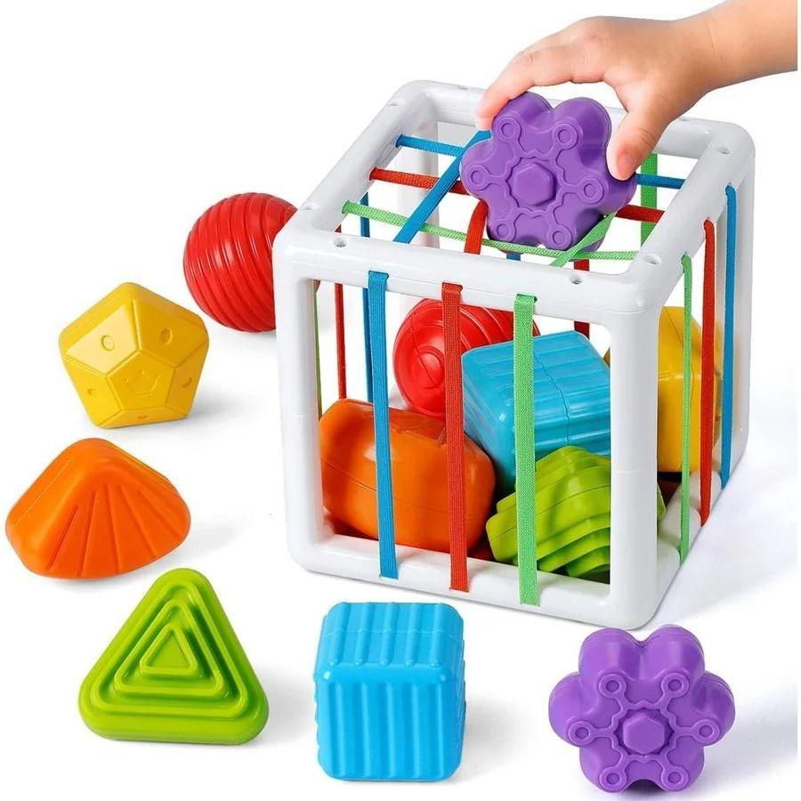 Juego Didáctico Bebe Estimulación Temprana Cubo Sensorial -6