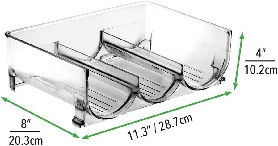 Organizador Botellas De Vino Apilable Para Refrigerador Pack De 3 Unidades-3