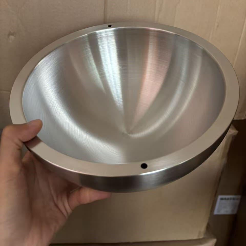 Tazon Bowl Acero Inoxidable Cuenco De Inmersión Frio Calient Plateado-7