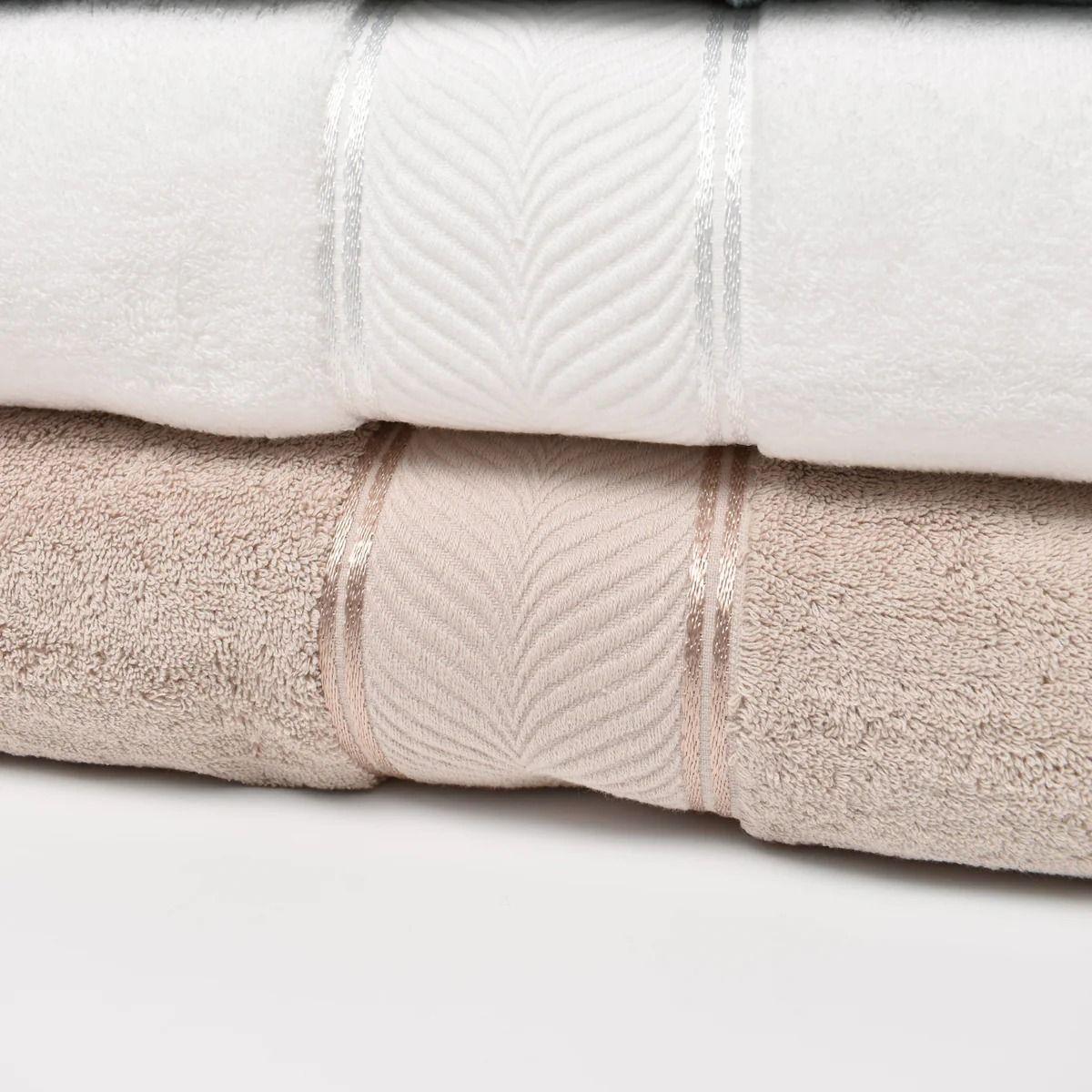 Toalla de Baño WakesHome 700gr Algodón Puro 160x80cm Color Blanco-2