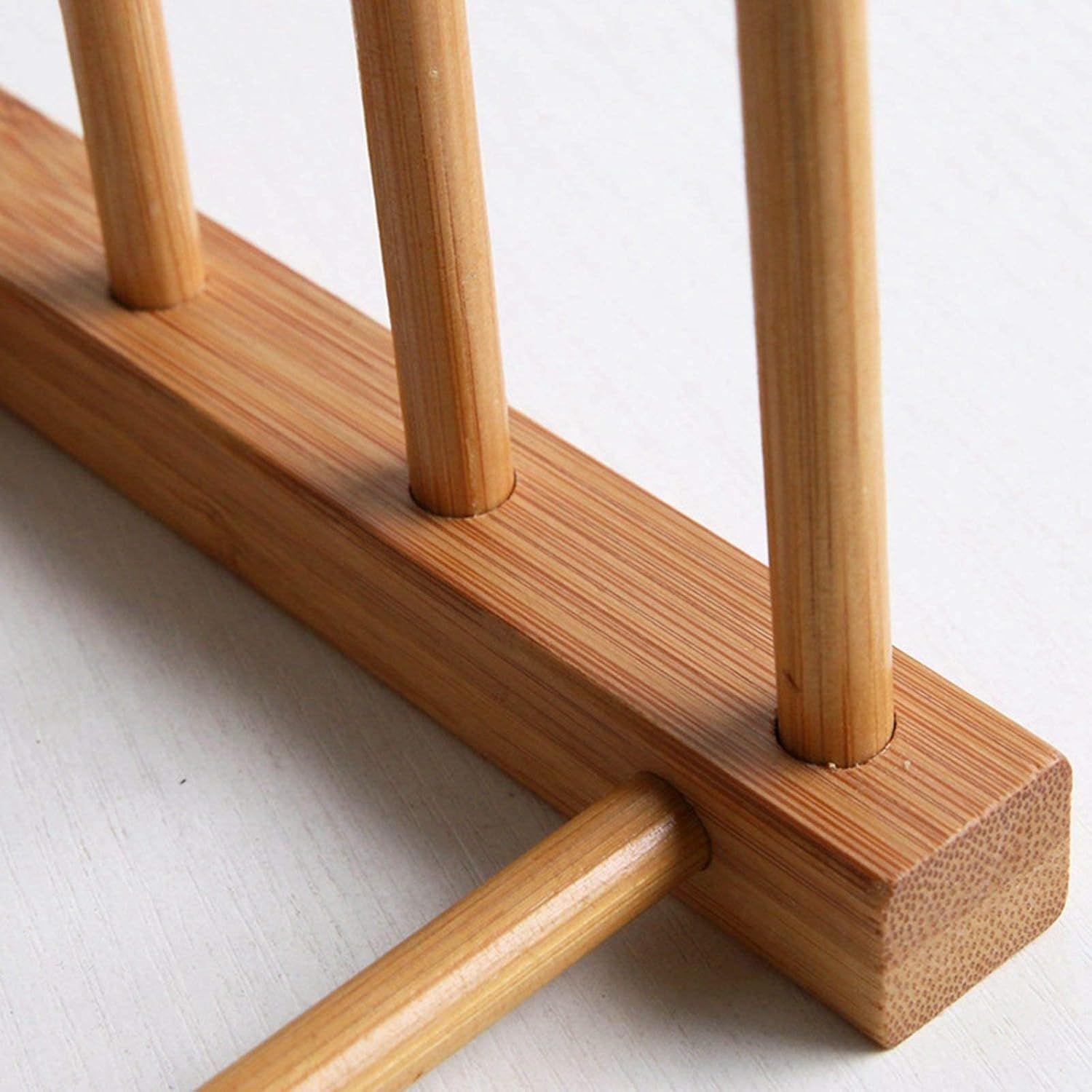 Soporte Para Platos Y Tapas De Madera Organizador De Cocina-6