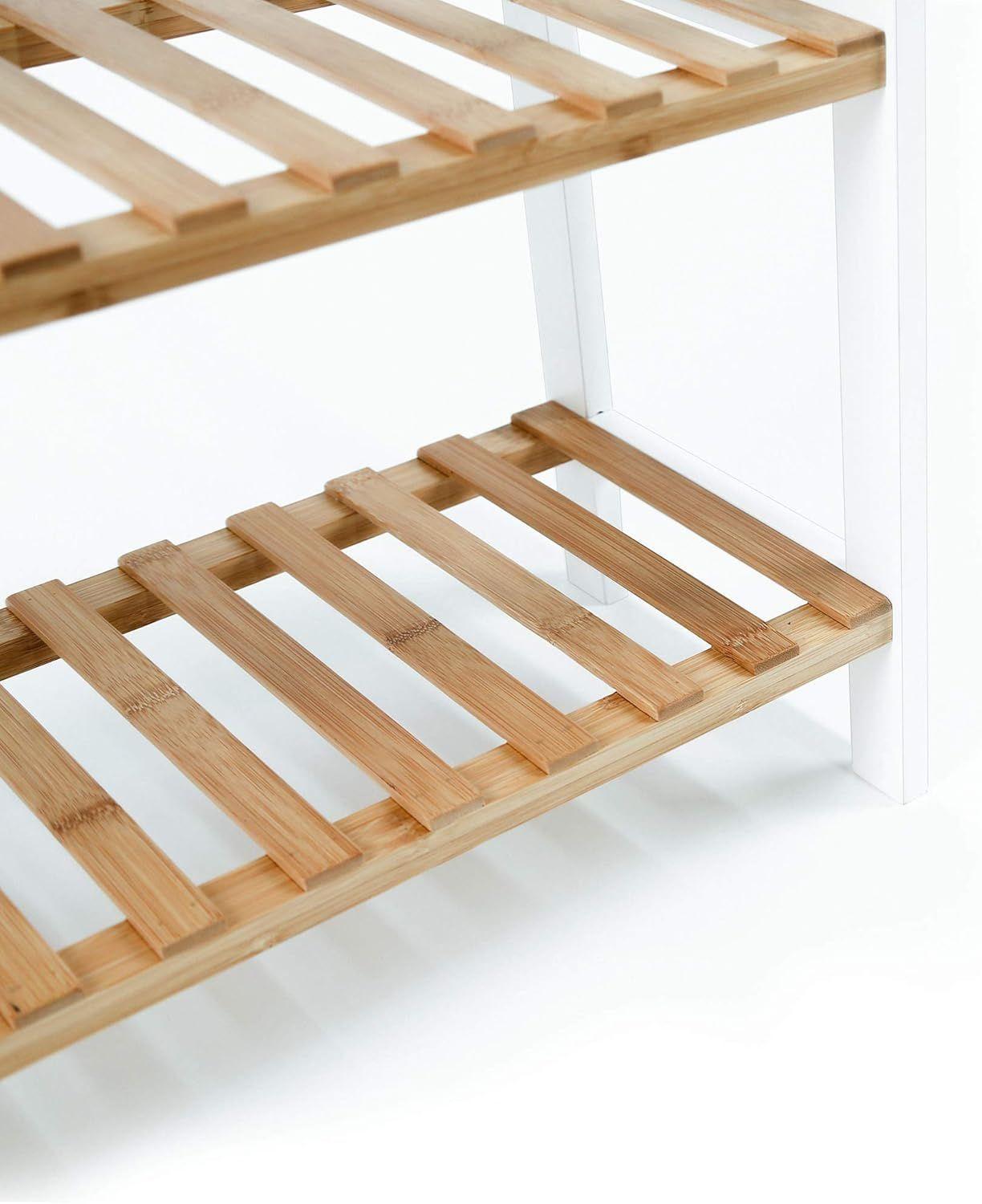 Estante Organizador De Bambu Mueble De Lujo Para Cocina Baño 3 Niveles | Alto 55cm-3