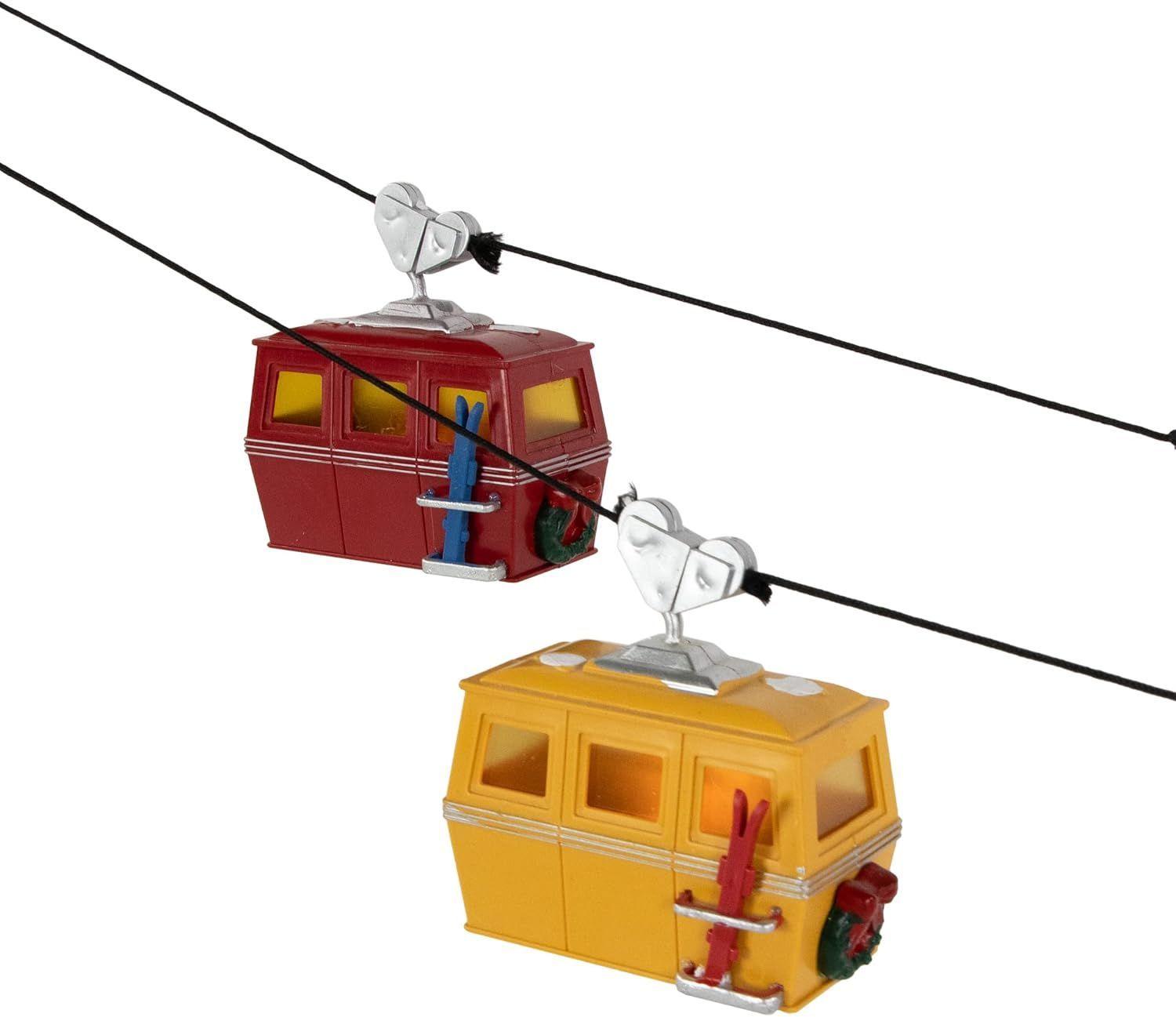 Adorno Navidad Teleferico Musical En Movimiento Con Luz Led Multicolor-3