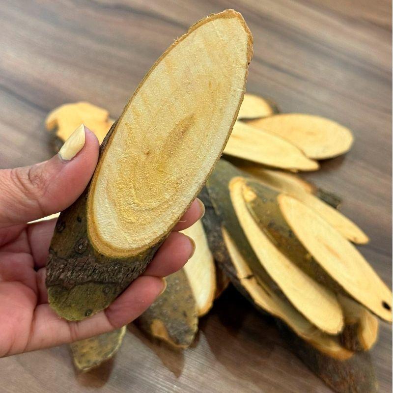Trozos Madera 13 Piezas 3 9cm Rodelas De Tronco Para Pintar-2