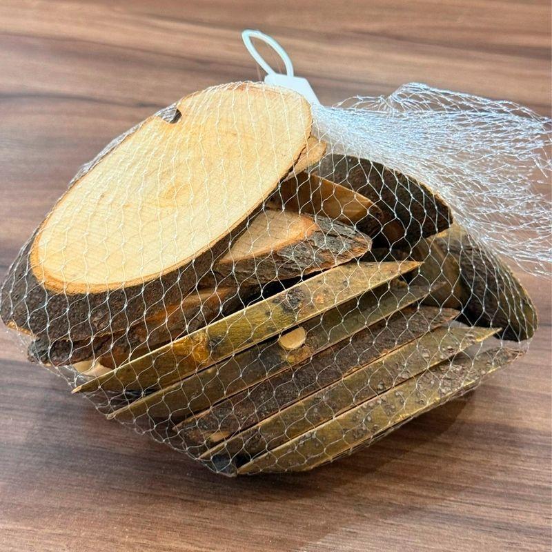 Trozos Madera 13 Piezas 3 9cm Rodelas De Tronco Para Pintar-3