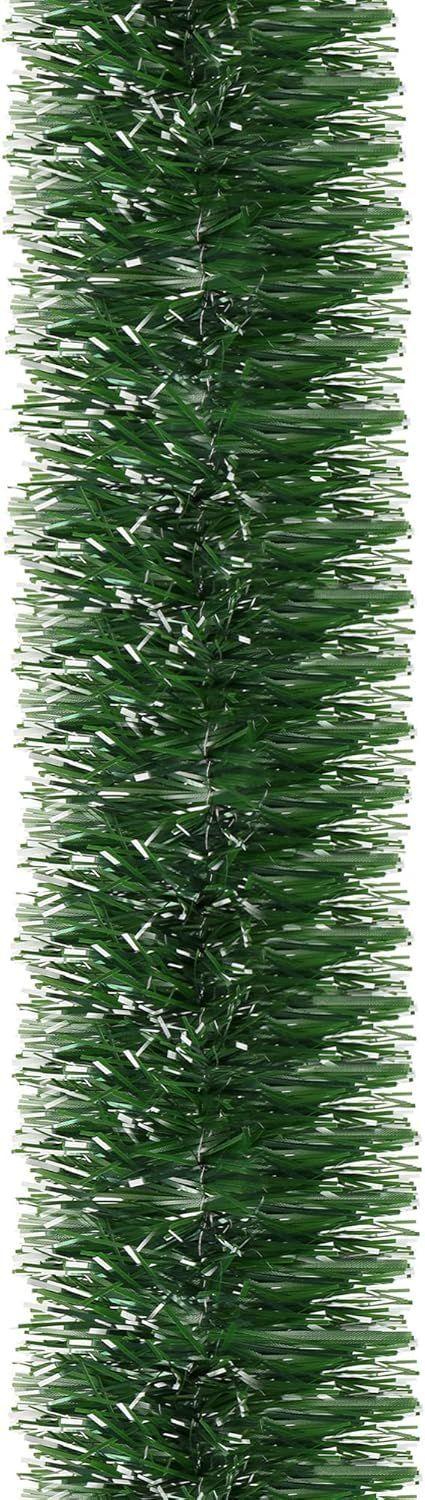 Pack 5 Decoracion De Guirnalda Navideña Navidad 2mt Verde-3