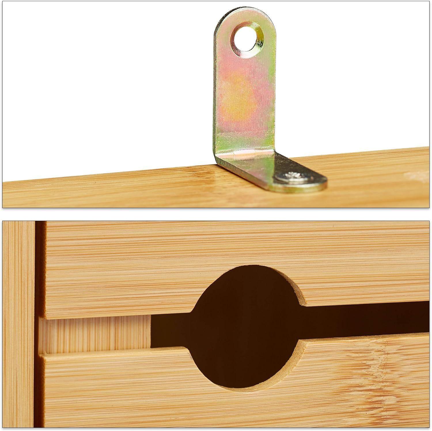 Estante De Madera 6 Niveles Organizador Cocina/ Baño Repisa Wakeshome-3