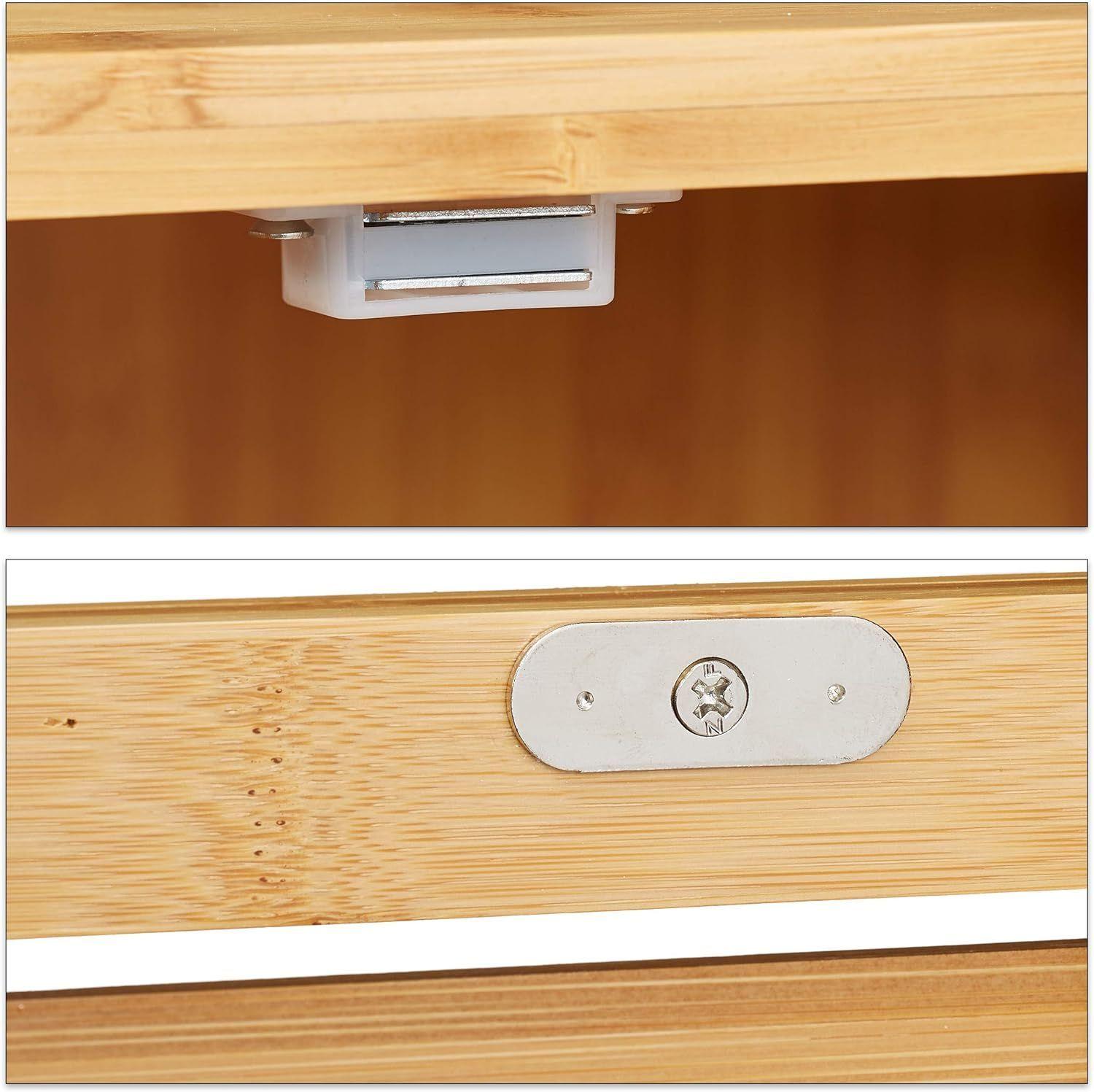 Estante De Madera 6 Niveles Organizador Cocina/ Baño Repisa Wakeshome-4