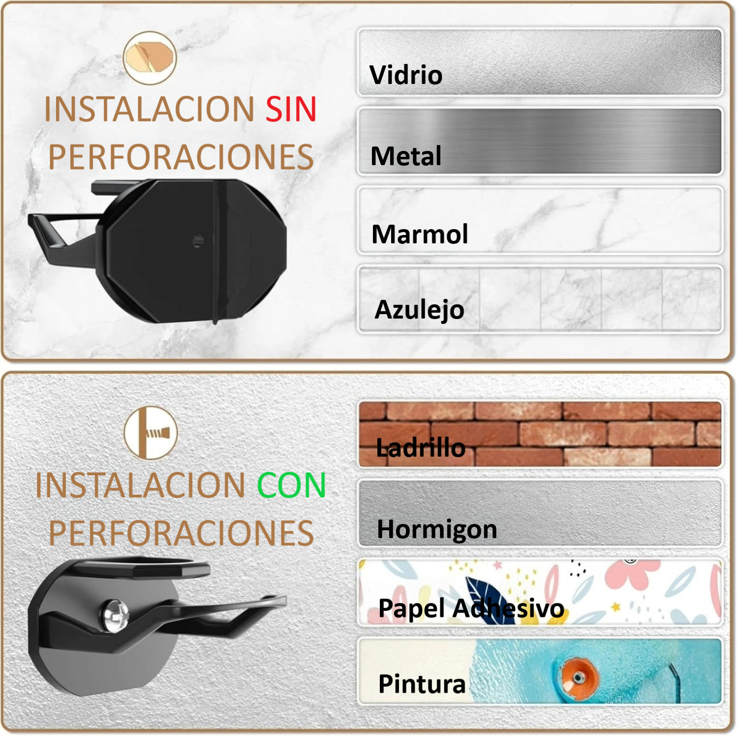 Ganchos De Jockey Colgadores Adhesivos Organizador De Gorras 6 Colgadores-4