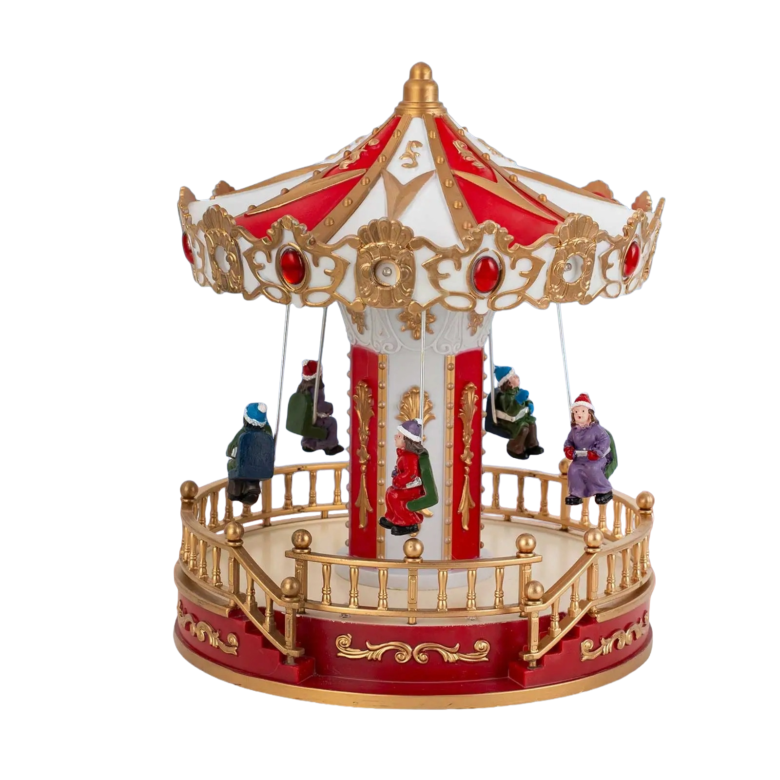 Carrusel Navideño En Movimiento Con Música Y Luces Navidad-0