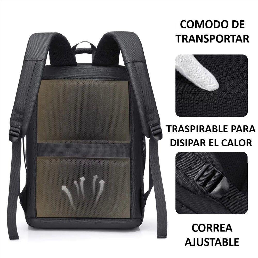 Mochila De Espalda Impermeable Para Viaje Bolso Cabina Avion-7