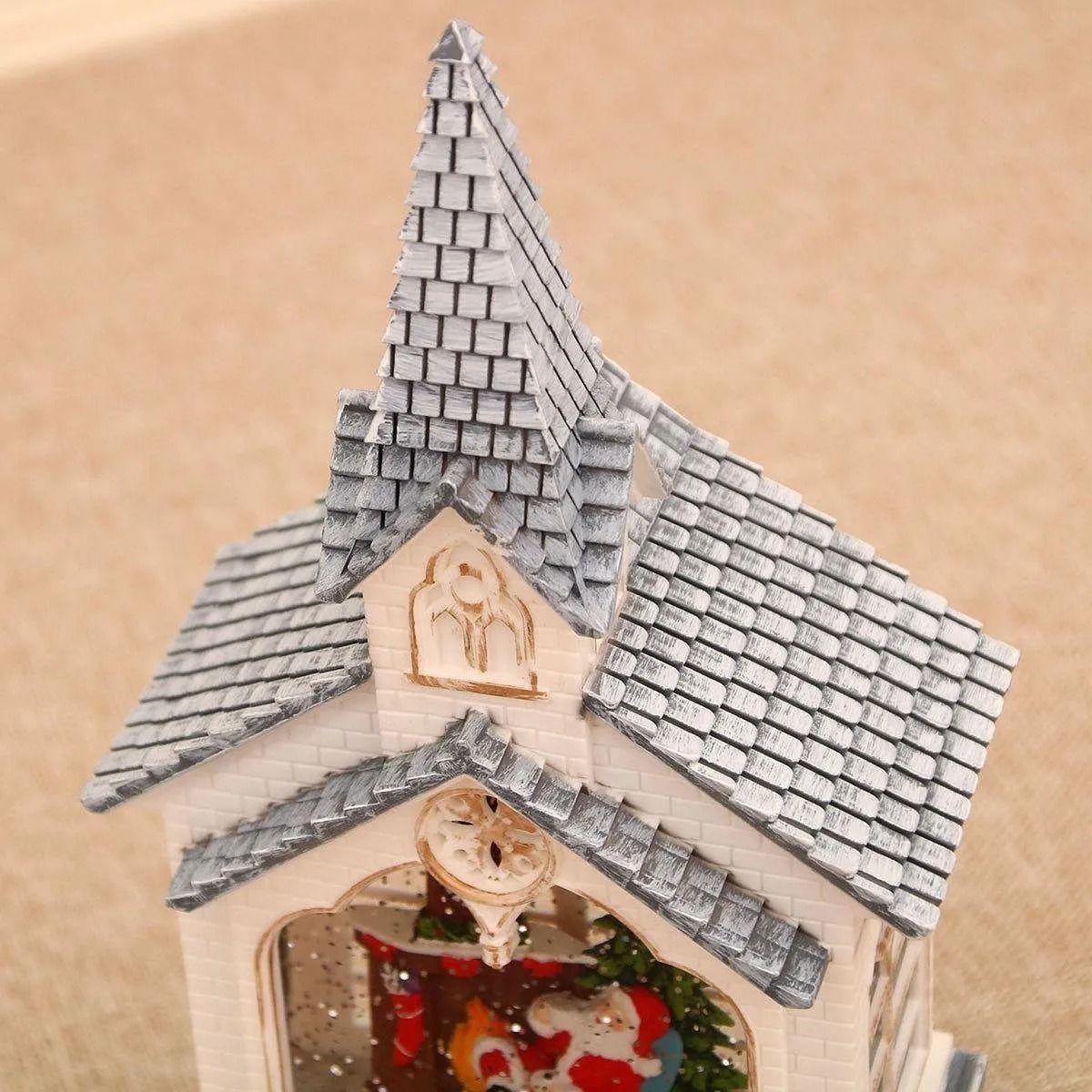 Adorno Navideño Lampara Con Musica De Farola Arbol Navidad-2