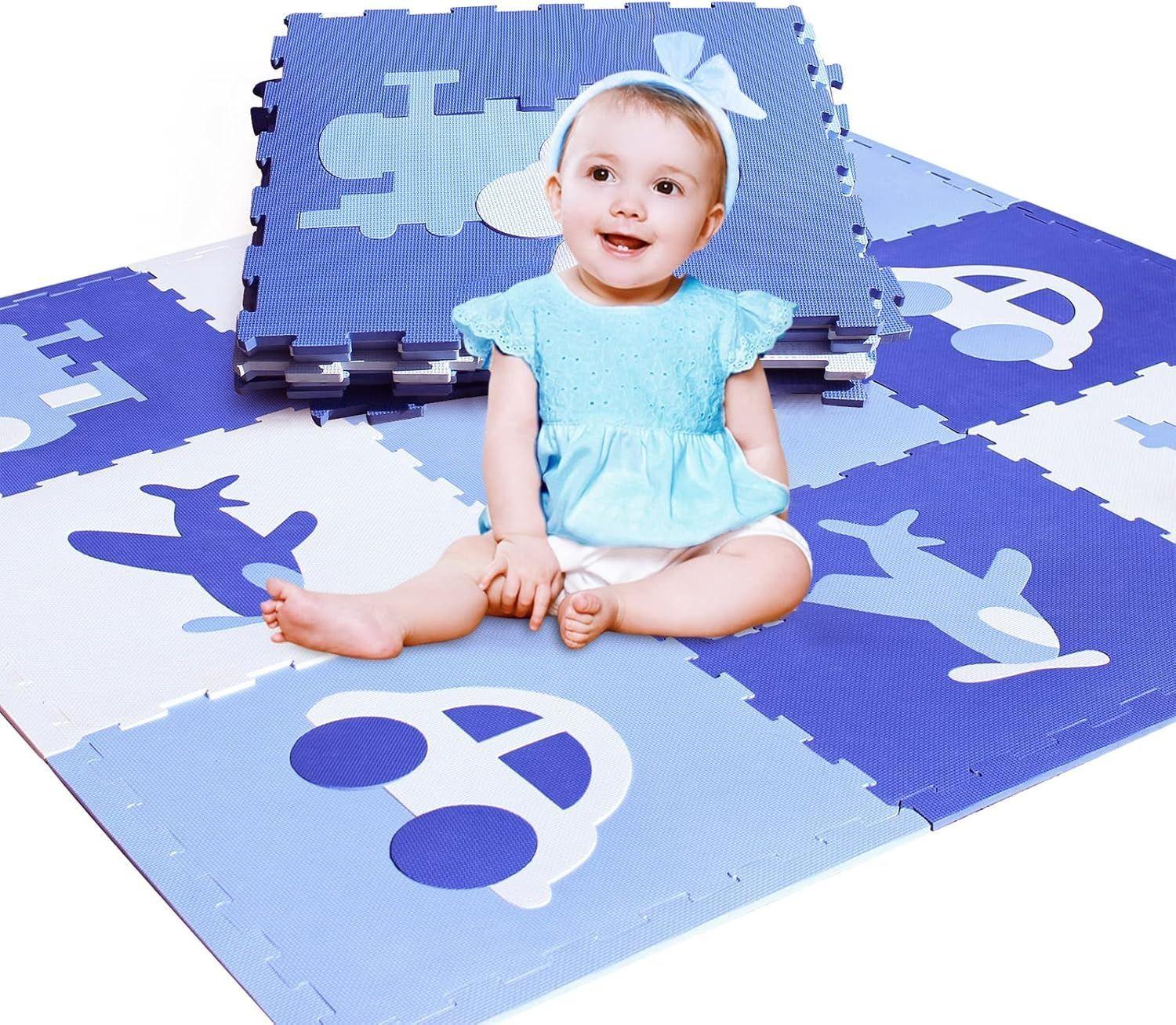 Pack De 9 Alfombras Piso Puzzle Goma Eva Antigolpes 60x60cm-0
