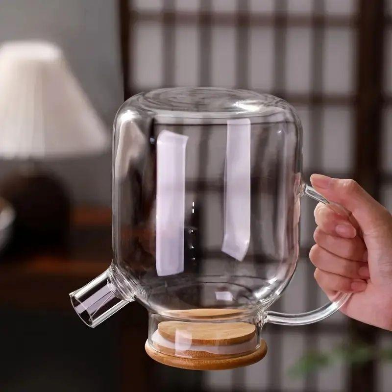 Tetera Vidrio Borosilicato 1 5l Con Infusor Tapa Bamb-6