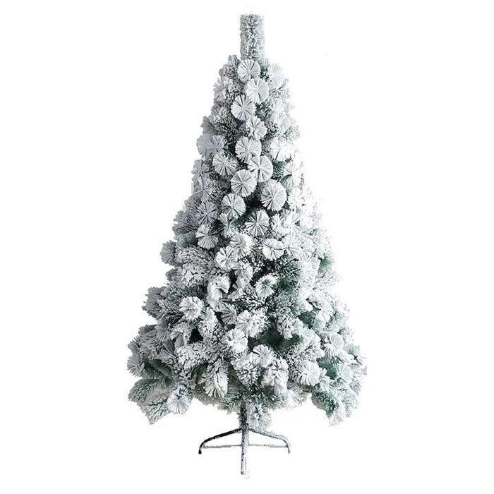 Arbol Nevado Navidad Decoración Arbolito 2.10 M 1200-0